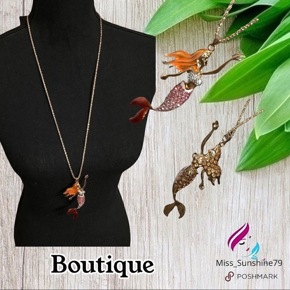 Boutique NEW - Mermaid bling necklace